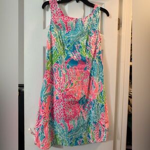 Lilly Pulitzer Pink and Blue Mini Dress